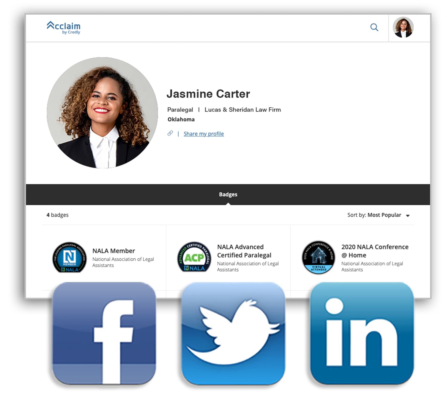 What is a LinkedIn digital badge?